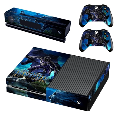 Black Panther decal skin for Xbox one Console and 2 Contro.. Black Panther decal skin for Xbox one Console and 2 Contro..