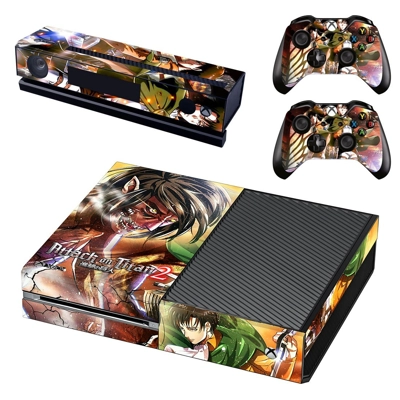 Attack on Titan 2 decal skin for Xbox one Console and 2 Co.. Attack on Titan 2 decal skin for Xbox one Console and 2 Co..