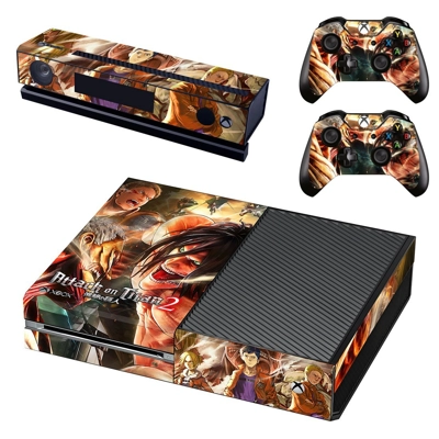 Attack on Titan 2 decal skin for Xbox one Console and 2 Co.. Attack on Titan 2 decal skin for Xbox one Console and 2 Co..