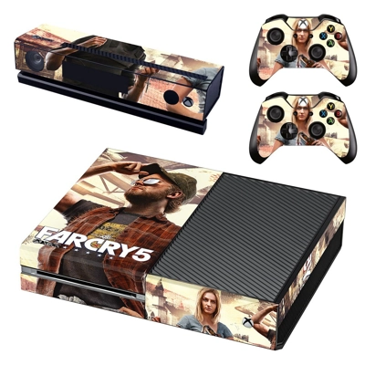 Far Cry 5 decal skin for Xbox one Console and 2 Controllers Far Cry 5 decal skin for Xbox one Console and 2 Controllers