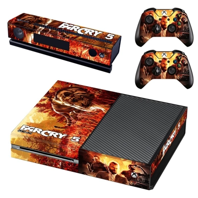 Far Cry 5 decal skin for Xbox one Console and 2 Controllers Far Cry 5 decal skin for Xbox one Console and 2 Controllers