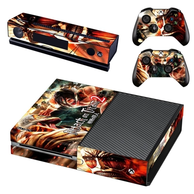 Attack on Titan 2 decal skin for Xbox one Console and 2 Co.. Attack on Titan 2 decal skin for Xbox one Console and 2 Co..