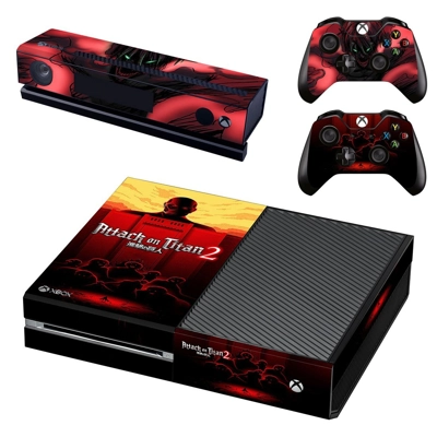 Attack on Titan 2 decal skin for Xbox one Console and 2 Co.. Attack on Titan 2 decal skin for Xbox one Console and 2 Co..