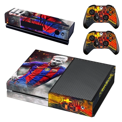 FC Barcelona Messi decal skin for Xbox one Console and 2 C.. FC Barcelona Messi decal skin for Xbox one Console and 2 C..
