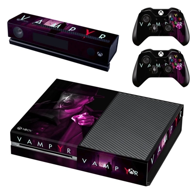 Vampyr decal skin for Xbox one Console and 2 Controllers Vampyr decal skin for Xbox one Console and 2 Controllers