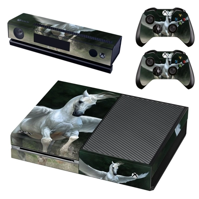 Pegasus horse  decal skin for Xbox one Console and 2 Controllers