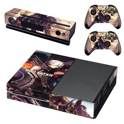 God Eater 3 decal skin for Xbox one Console and 2 Controll..
