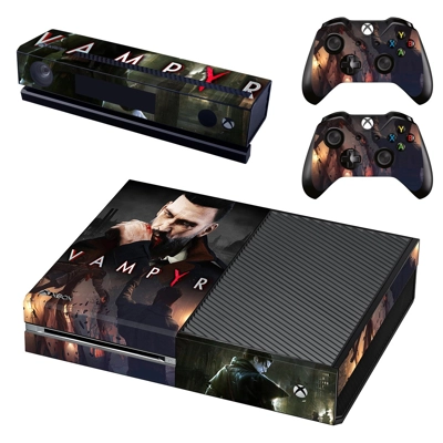 Vampyr decal skin for Xbox one Console and 2 Controllers Vampyr decal skin for Xbox one Console and 2 Controllers