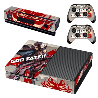 God Eater 3 decal skin for Xbox one Console and 2 Controllers