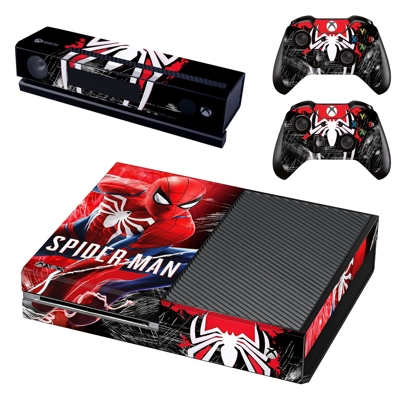 Spider Man decal skin for Xbox one Console and 2 Controllers