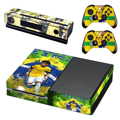 Neymar decal skin for Xbox one Console and 2 Controllers