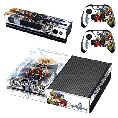 Kingdom Hearts decal skin for Xbox one Console and 2 Controllers