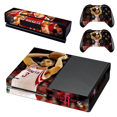 Houston Rockets decal skin for Xbox one Console and 2 Controllers