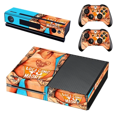 Sexy Lady decal skin for Xbox one Console and 2 Controllers