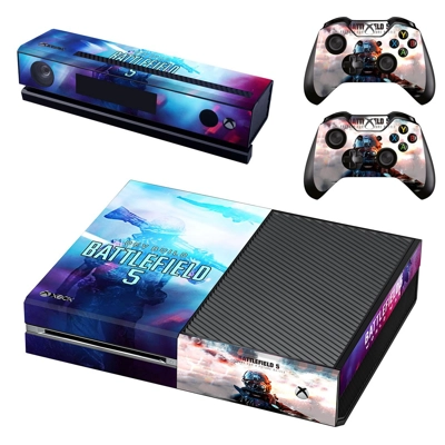 Battlefield 5 decal skin for Xbox one Console and 2 Controllers