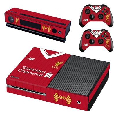Liverpool FC decal skin for Xbox one Console and 2 Controllers