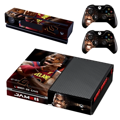 Lebron James decal skin for Xbox one Console and 2 Controllers