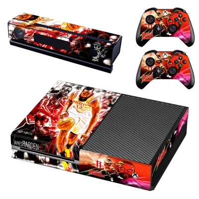 James Harden decal skin for Xbox one Console and 2 Controllers