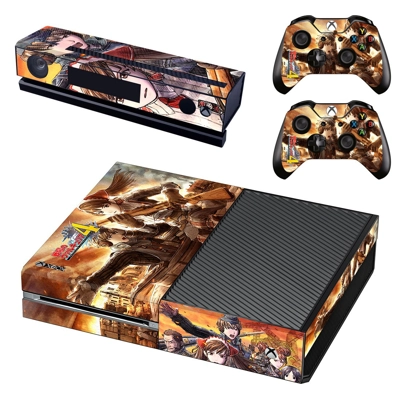 Valkyria Chronicles 4 decal skin for Xbox one Console and 2 Controllers