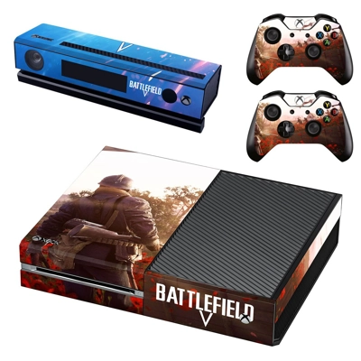 Battlefield 5 decal skin for Xbox one Console and 2 Controllers