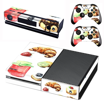 Fast food decal skin for Xbox one Console and 2 Controllers