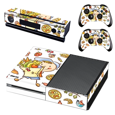Fast food decal skin for Xbox one Console and 2 Controllers