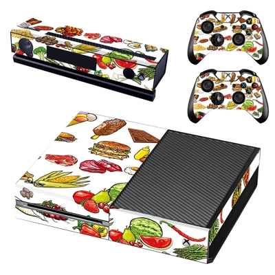 Fast food decal skin for Xbox one Console and 2 Controllers