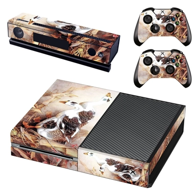 Swan Wallpaper decal skin for Xbox one Console and 2 Controllers