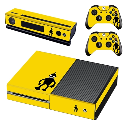 Futurama bender decal skin for Xbox one Console and 2 Controllers