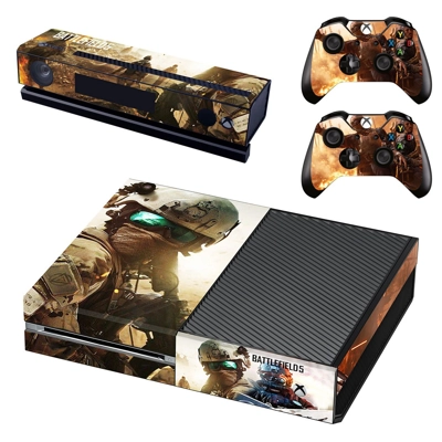 Battlefield 5 decal skin for Xbox one Console and 2 Controllers