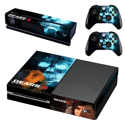 Gears 5 decal skin for Xbox one Console and 2 Controllers