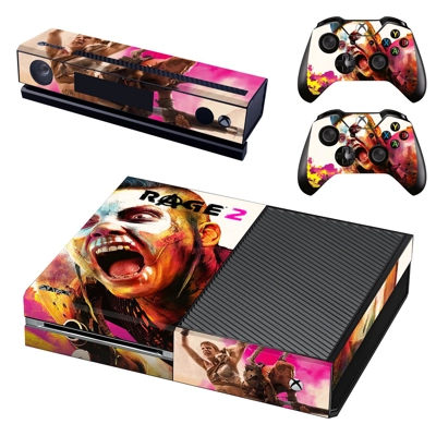 Rage 2 decal skin for Xbox one Console and 2 Controllers
