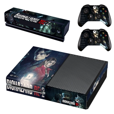 Resident Evil 2 decal skin for Xbox one Console and 2 Controllers