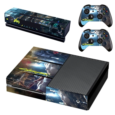 Cyberpunk 2077 decal skin for Xbox one Console and 2 Contr.. Cyberpunk 2077 decal skin for Xbox one Console and 2 Contr..