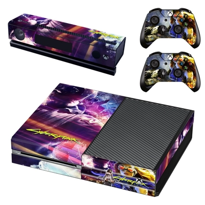 Cyberpunk 2077 decal skin for Xbox one Console and 2 Contr.. Cyberpunk 2077 decal skin for Xbox one Console and 2 Contr..