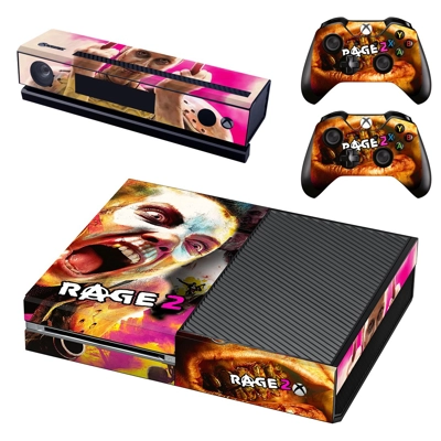 Rage 2 decal skin for Xbox one Console and 2 Controllers Rage 2 decal skin for Xbox one Console and 2 Controllers