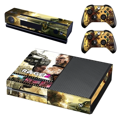 Rage 2 decal skin for Xbox one Console and 2 Controllers Rage 2 decal skin for Xbox one Console and 2 Controllers