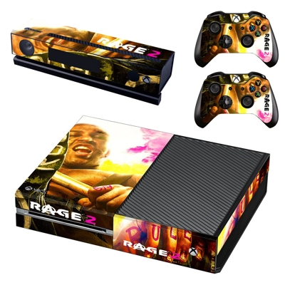 Rage 2 decal skin for Xbox one Console and 2 Controllers Rage 2 decal skin for Xbox one Console and 2 Controllers