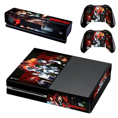 Resident Evil 2 decal skin for Xbox one Console and 2 Cont.. Resident Evil 2 decal skin for Xbox one Console and 2 Cont..
