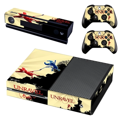 Unravel Two decal skin for Xbox one Console and 2 Controll.. Unravel Two decal skin for Xbox one Console and 2 Controll..
