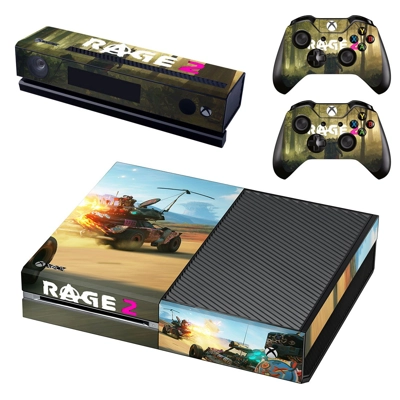 Rage 2 decal skin for Xbox one Console and 2 Controllers Rage 2 decal skin for Xbox one Console and 2 Controllers