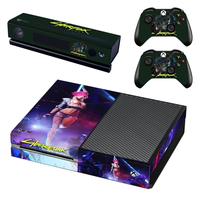 Cyberpunk 2077 decal skin for Xbox one Console and 2 Contr.. Cyberpunk 2077 decal skin for Xbox one Console and 2 Contr..
