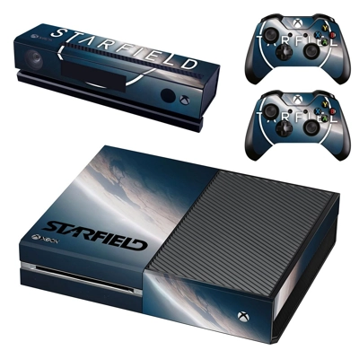 Starfield decal skin for Xbox one Console and 2 Controllers