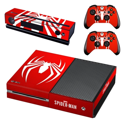 Spider Man decal skin for Xbox one Console and 2 Controllers Spider Man decal skin for Xbox one Console and 2 Controllers