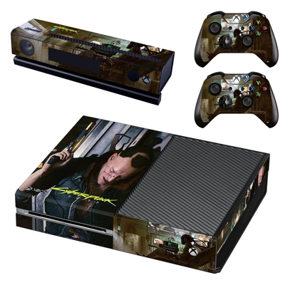 Cyberpunk decal skin for Xbox one Console and 2 Controllers Cyberpunk decal skin for Xbox one Console and 2 Controllers