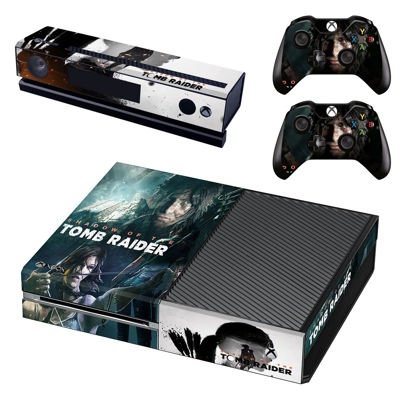 Tomb Raider decal skin for Xbox one Console and 2 Controll.. Tomb Raider decal skin for Xbox one Console and 2 Controll..