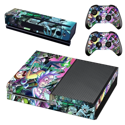 Rick and Morty decal skin for Xbox one Console and 2 Contr.. Rick and Morty decal skin for Xbox one Console and 2 Contr..