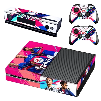 FIFA 19 decal skin for Xbox one Console and 2 Controllers FIFA 19 decal skin for Xbox one Console and 2 Controllers