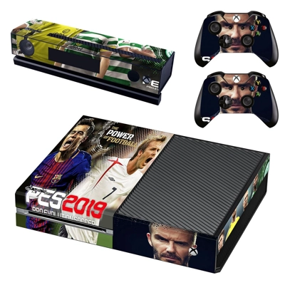 PES 2019 decal skin for Xbox one Console and 2 Controllers PES 2019 decal skin for Xbox one Console and 2 Controllers