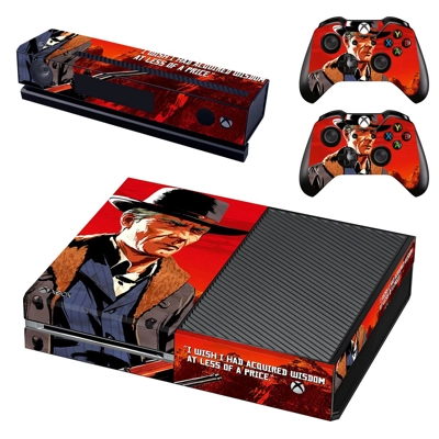 Red Dead Redemption 2 decal skin for Xbox one Console and 2 Controllers